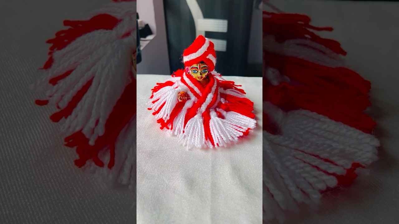 Laddu Gopal ji's first winter dress😍🙏#shorts#laddugopaljiwinterdress#laddugopaldress#laddugopal