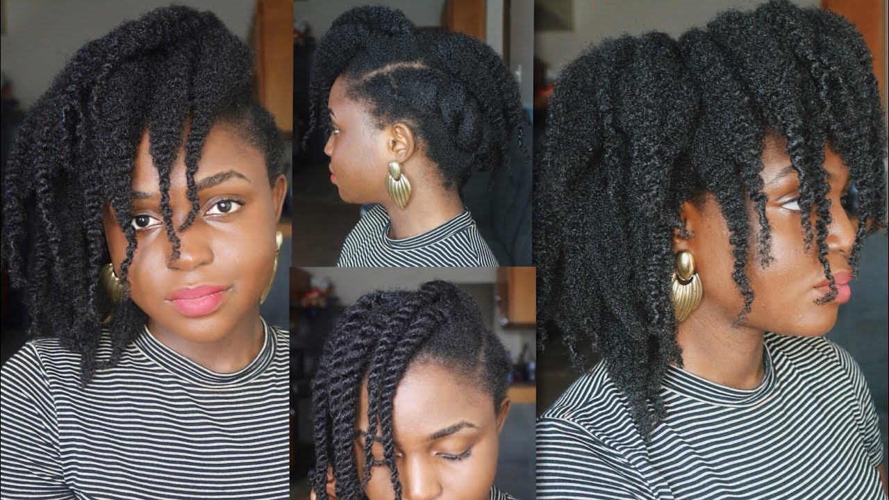 CHUNKY TWIST STYLE ON 4C HAIR ft AsIam
