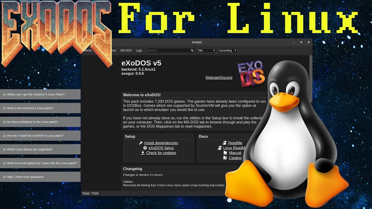 eXoDOS для Linux &mdash; руководство по настройке и первые впечатления