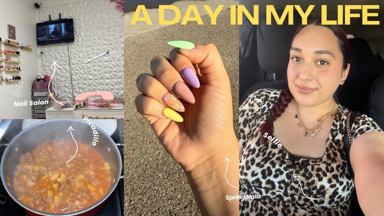 Day In My Life| Nail appointment & Cooking dinner