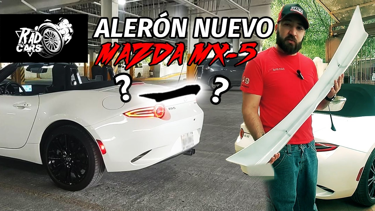 Mazda MX-5 ND + alerón secreto = resultado épico | RadCars | Instalacion de piezas hazlo tu mismo.