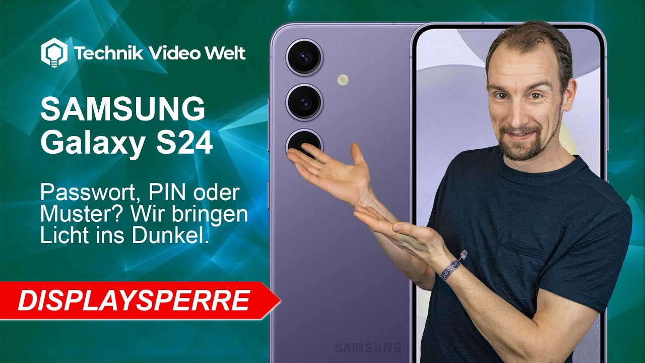 Samsung Galaxy S24 Sperrbildschirm - Muster, PIN, Passwort