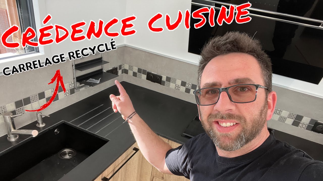 Poser du carrelage en cr&eacute;dence de cuisine. DECOUVERTE INNOVANTE !