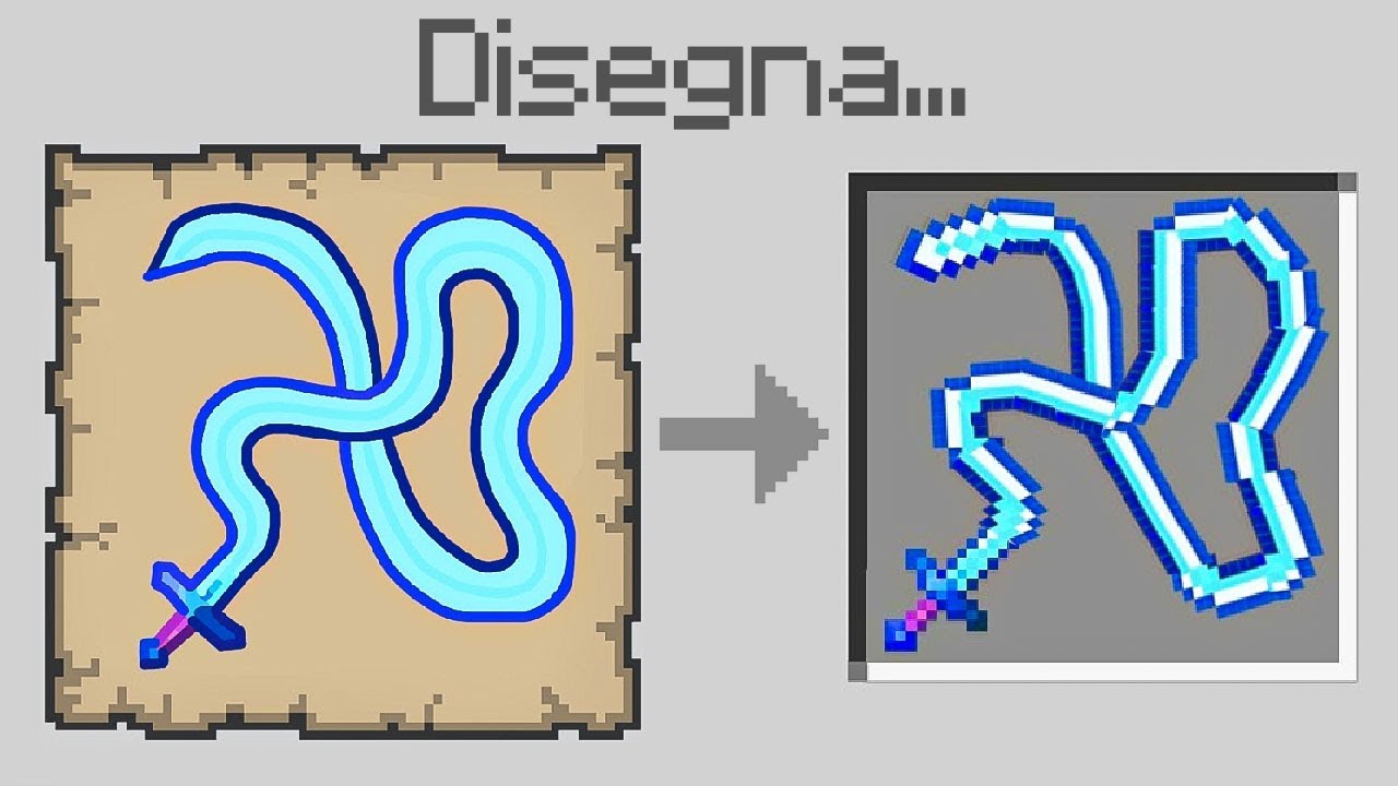MINECRAFT MA OTTIENI TUTTO QUELLO CHE DISEGNI!