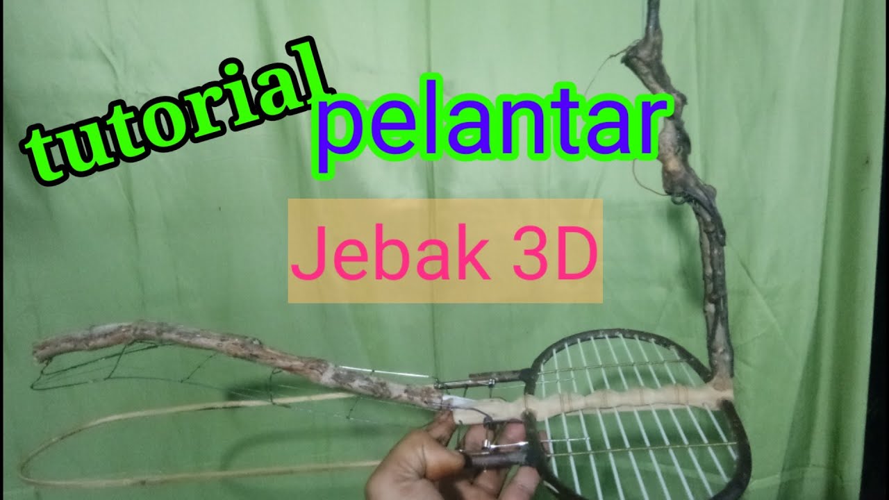 cara membuat jebakan burung part5