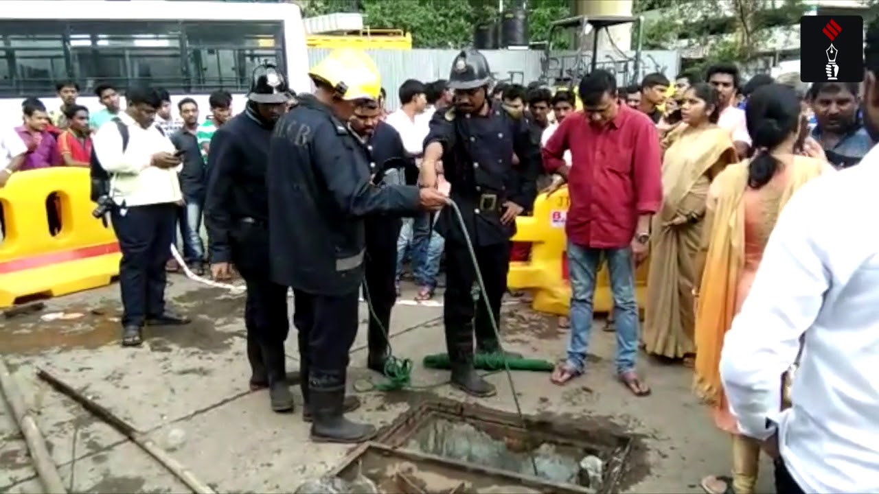 Ongoing Search Operation For Dr. Deepak Amrapurkar Who Fell Down In A Manhole In Mumbai