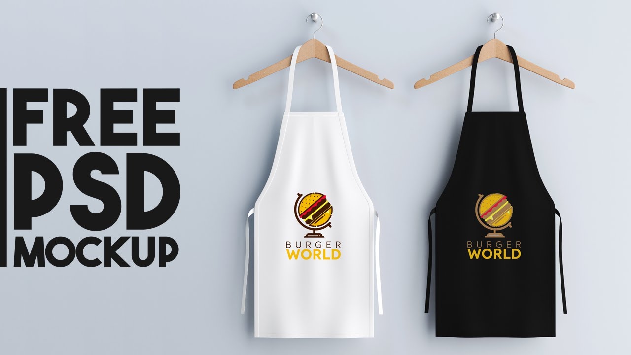 How to make realistic Apron Mockup  | Free PSD Mockup | Adobe Photoshop CC