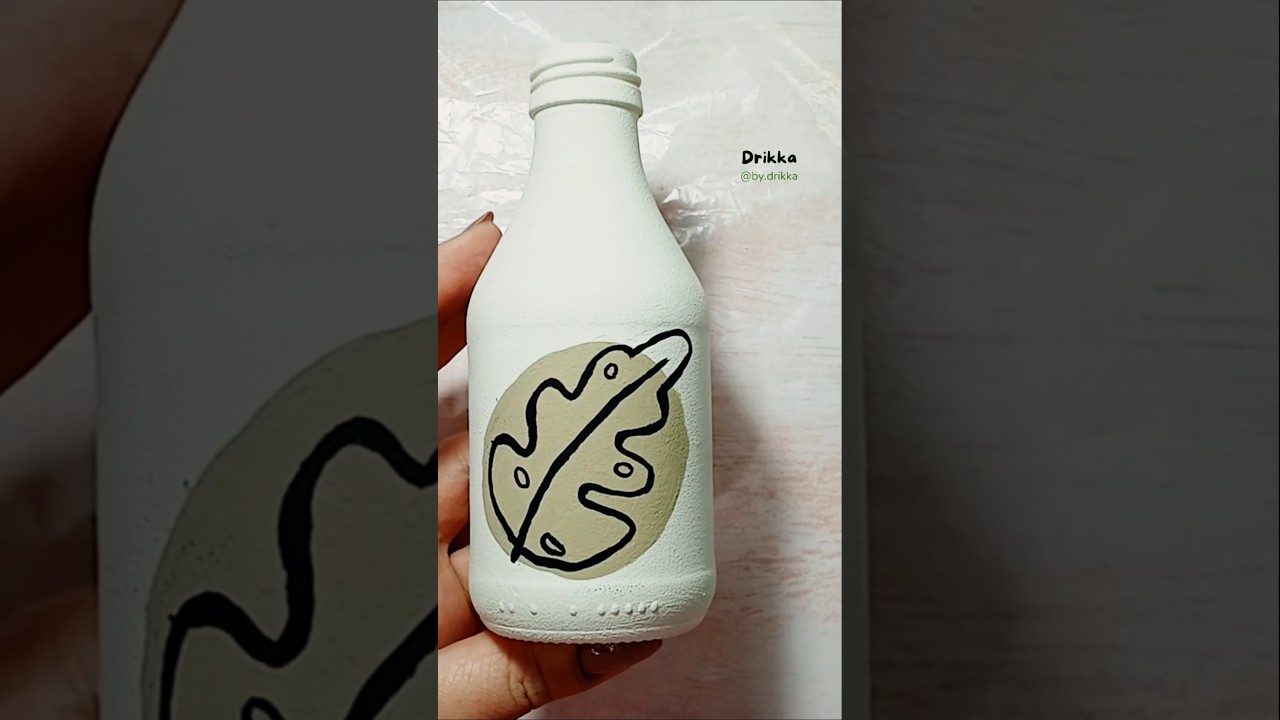 Garrafa Decorada com Pintura Boho. #DIY #decora&ccedil;&atilde;o #garrafadecorada #dolixoaoluxo #handmade