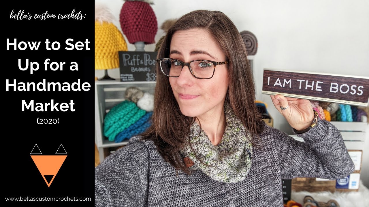 HOW TO SET UP FOR A HANDMADE MARKET- I'll walk you through all my display & patterns for 2020 shows!