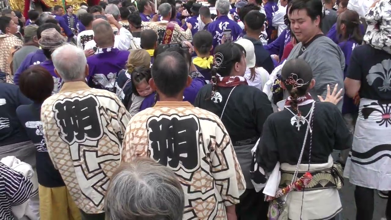 西条祭り 伊曽乃神社例大祭  20241016  御殿前　#祭り#まつり#西条祭り＃伊曽乃神社#御殿前#みこし#太鼓台#だんじり#西条市#けんか#喧嘩
