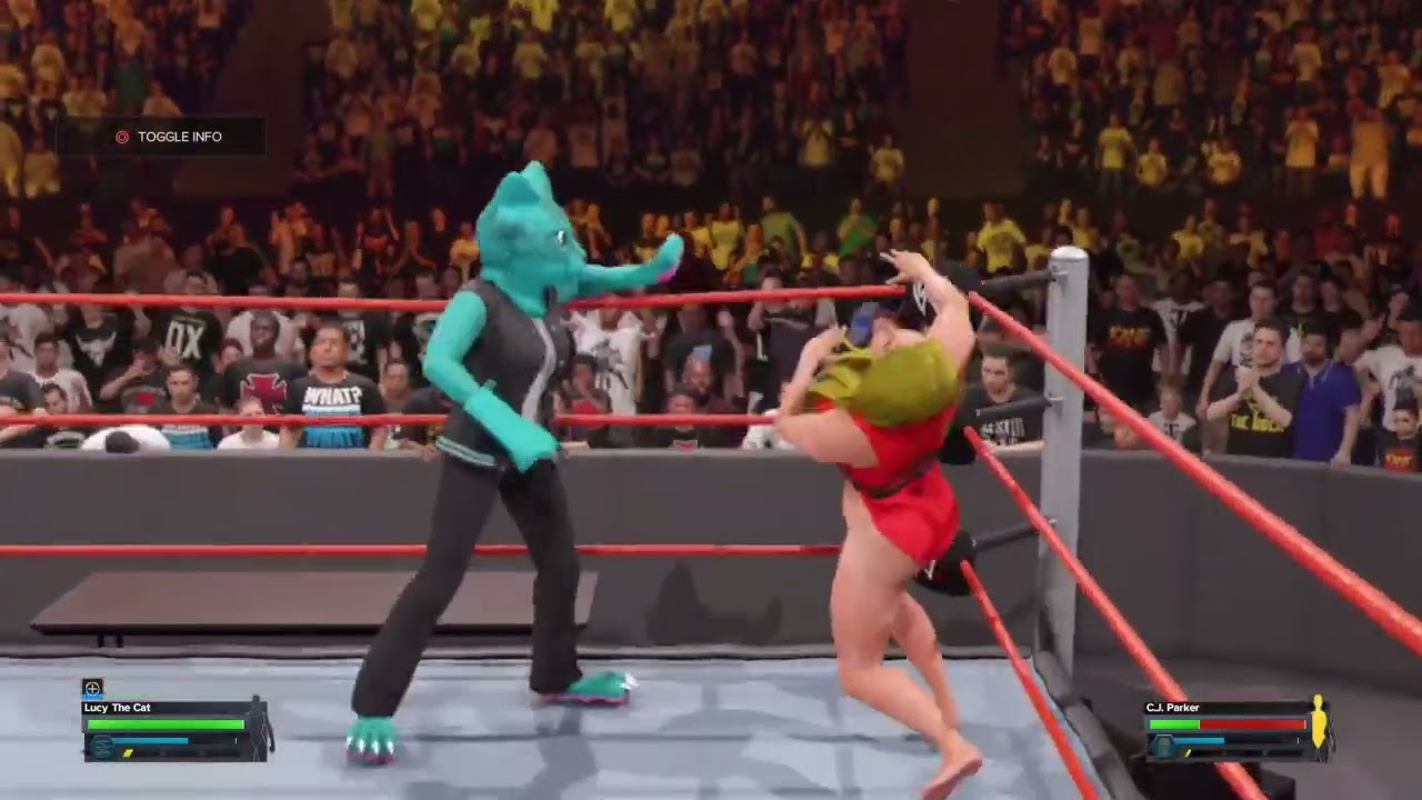 WWE 2K24: Люси Кэт против Си Джей Паркера