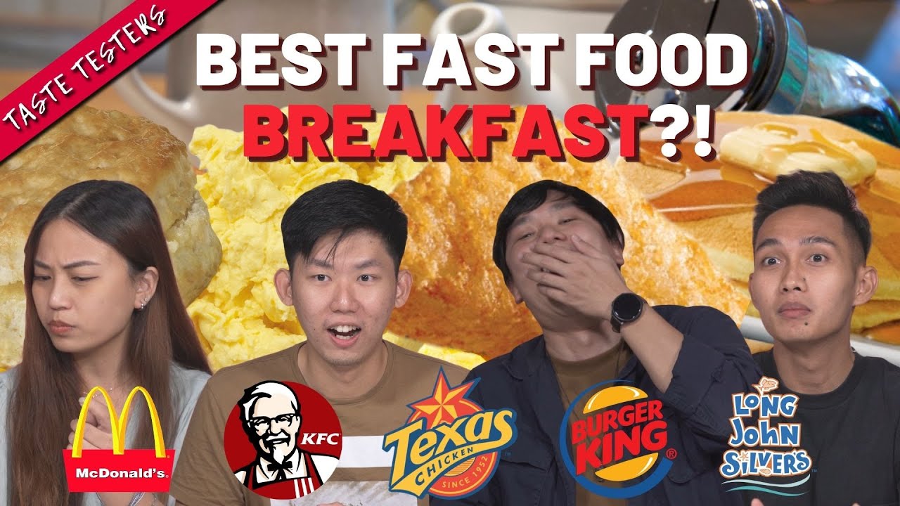 Best Fast-Food Breakfast Platters in Singapore | Taste Testers | EP 122