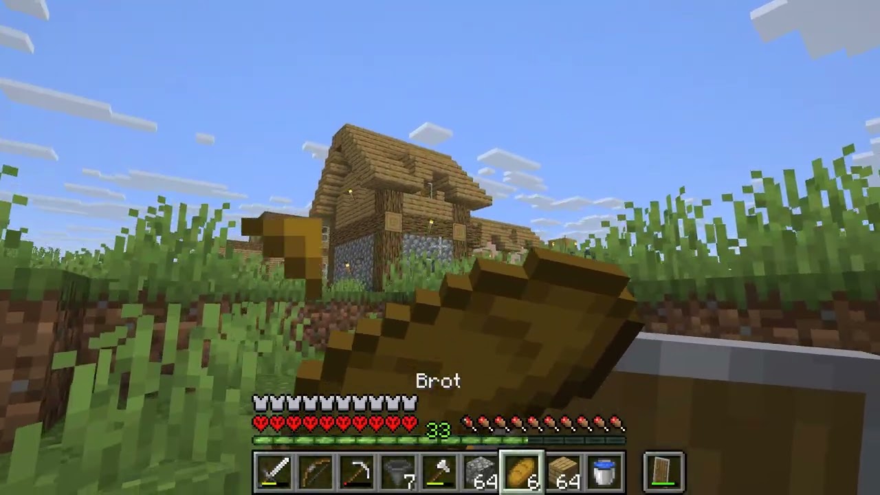 Wir fangen an eine Eisen Farm zu bauen Minecraft Hardcore!!
