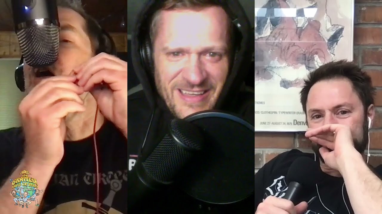 Comedians doing ASMR for each other!