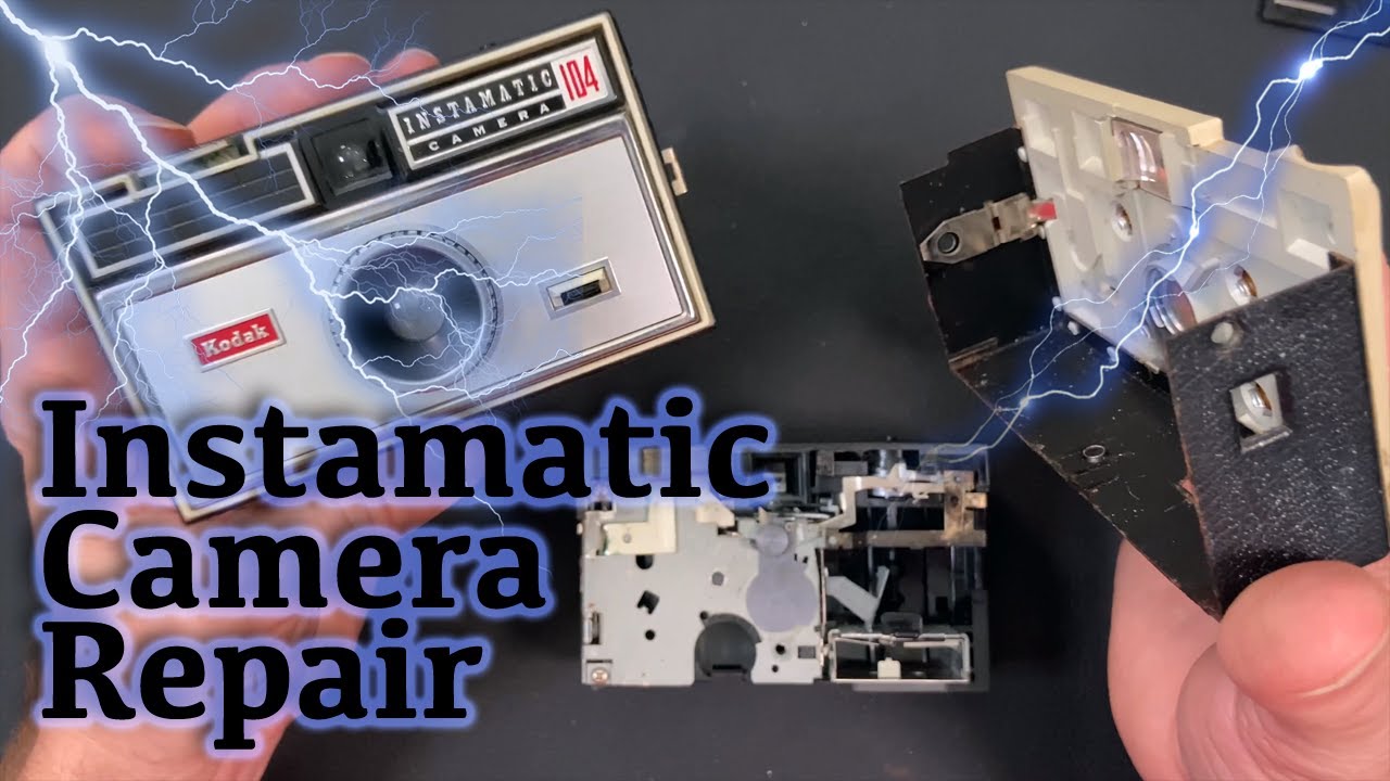 Vintage Kodak Camera Repair - Making an Instamatic 104 Frankenstein Camera from 3 Classics!