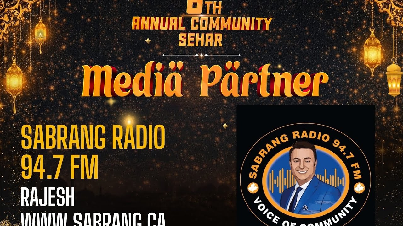 6th Annual Community Sehri & Food Bank Coverage: Alberta NDP Leader Naheed Nenshi & MLAs