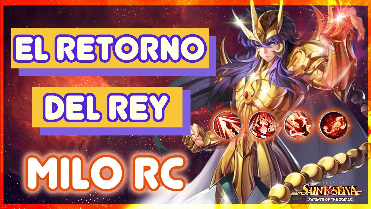 ♏ MILO de ESCORPION ♏ ex-rey del META Saint Seiya Awakening