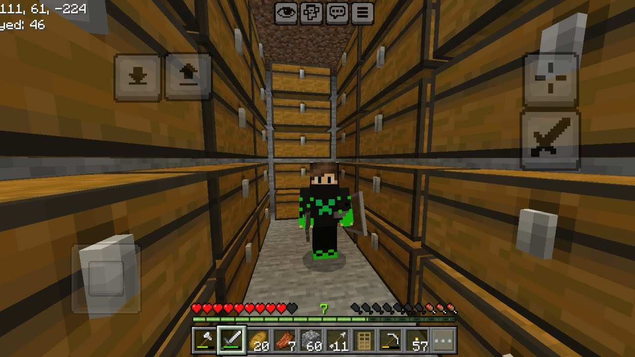 Make a storage room in Minecraft 