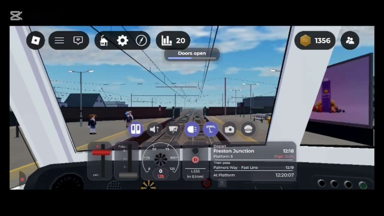 Roblox British Railway The Main Line Norrington → Thornfield 9X