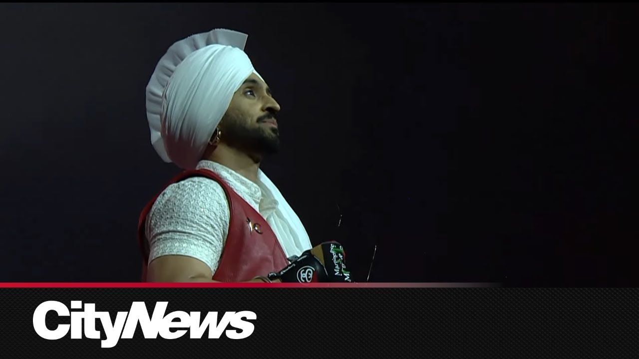 Diljit Dosanjh performs for nearly 50,000 fans at Toronto's Rogers Centre