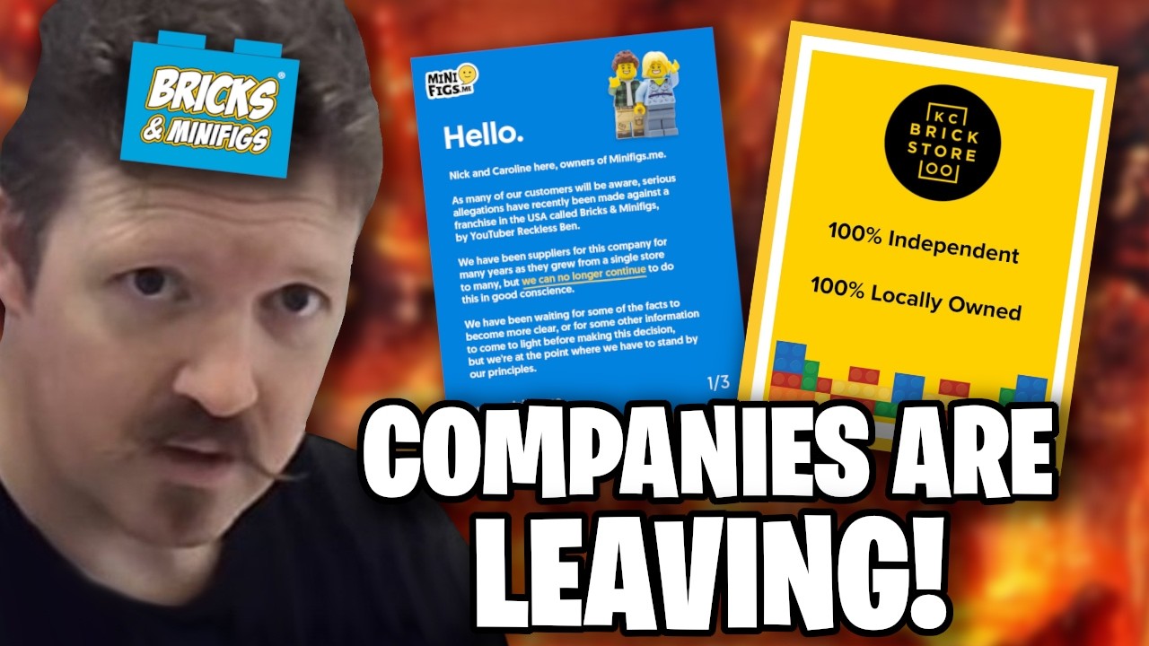 Companies are Pulling Away From Bricks & Minifigs Because of the Controversy... LEGO Ambassador Yaps