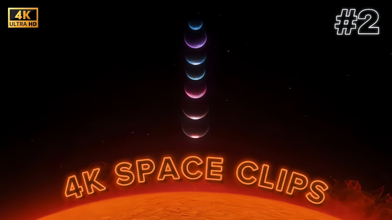 [4K] Space Scenepack | Space Clips For Edits #2