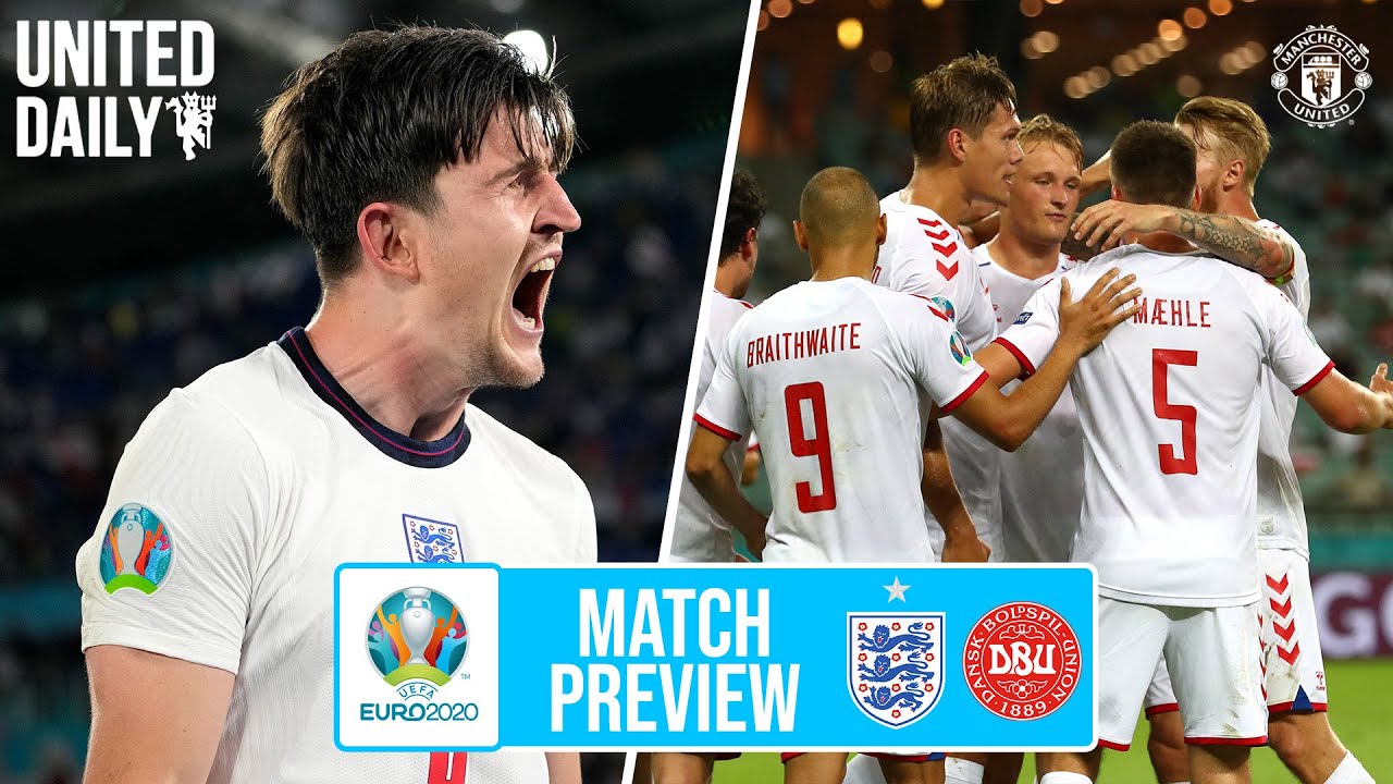 England v Denmark Euro 2020 Preview with Luke Shaw & Peter Schmeichel | Manchester United