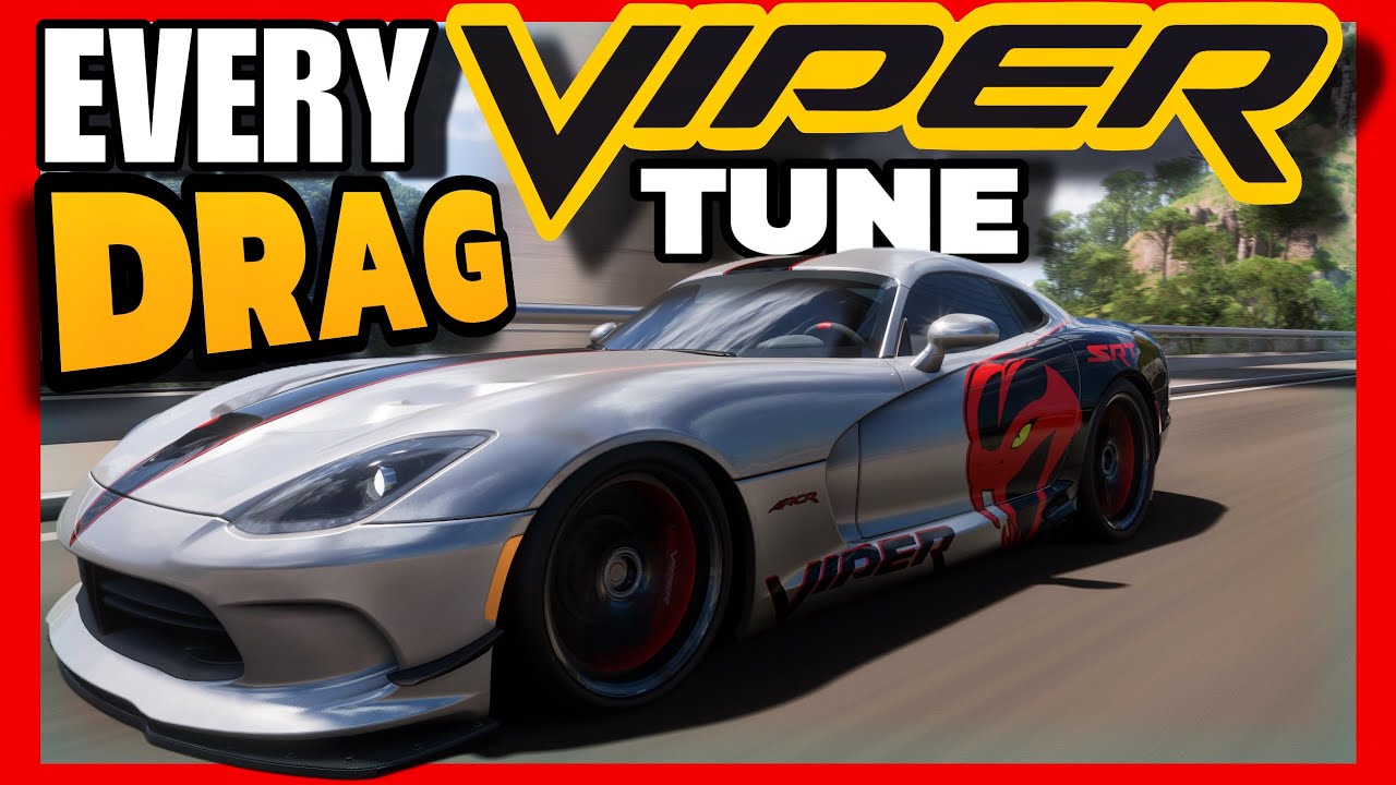 FORZA HORIZON 5 - КАЖДЫЙ ДРЭГ-ТЮН DODGE VIPER
