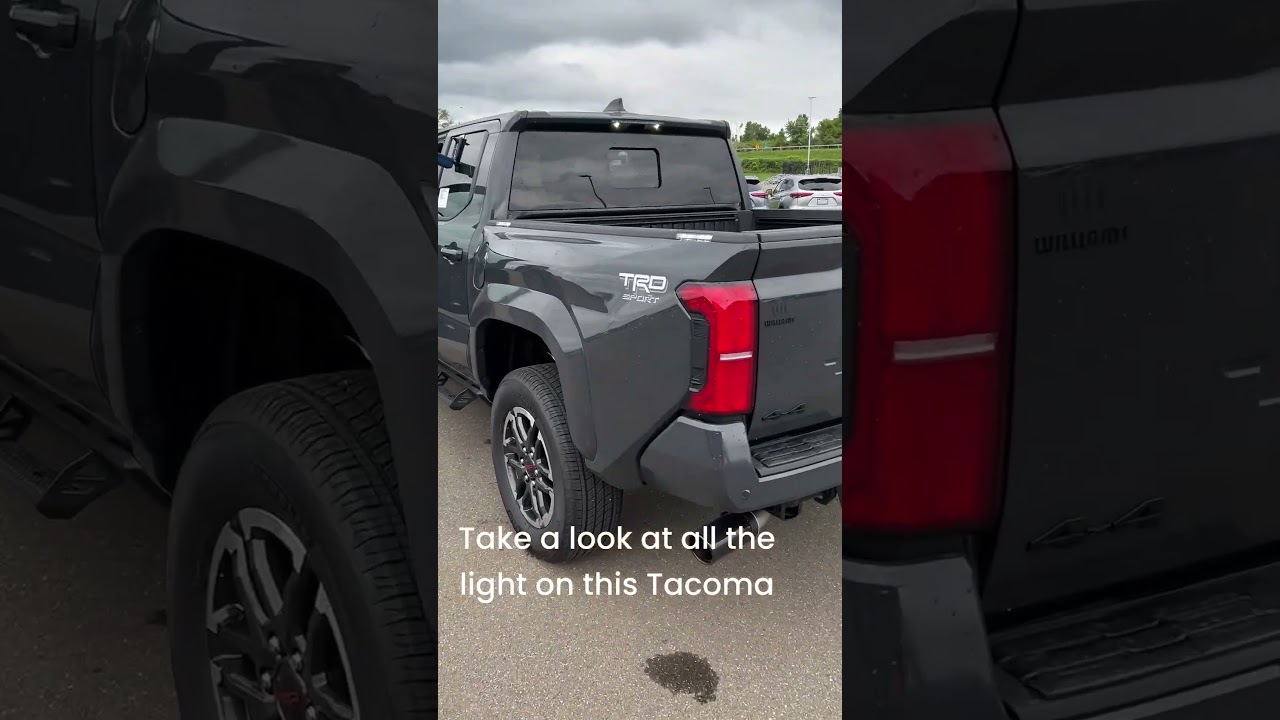 Light up the night with the 2024 Toyota Tacoma TRD Sport! 