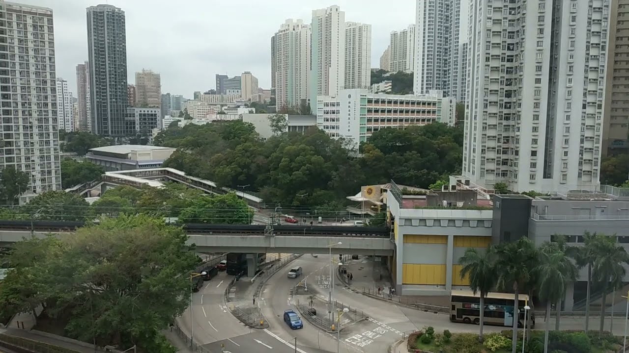 Quiet train GO, Hong Kong Kwai Hing MTR Station, 2022 April - with relax music & cello suite