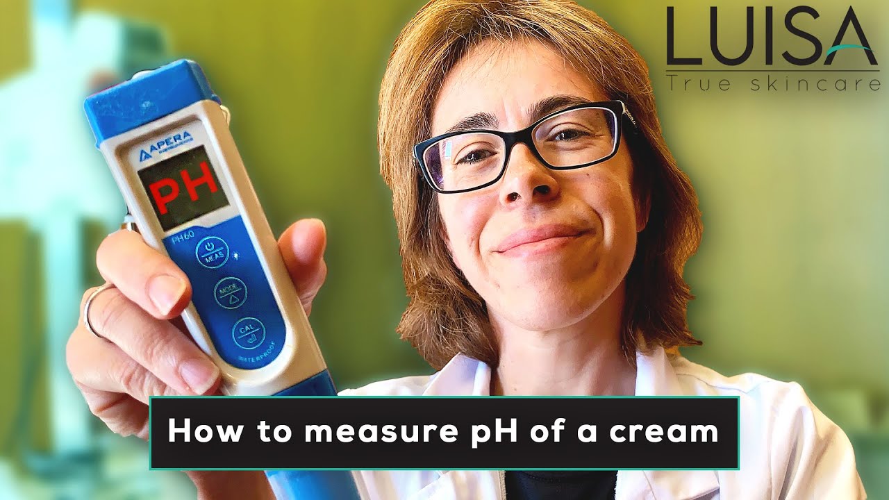 How to Measure PH of skincare Creams - Luisa Fanzani Cosmetic Chemist