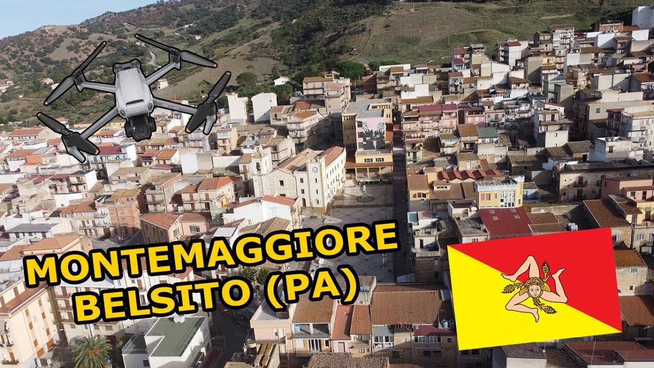 MONTEMAGGIORE BELSITO (PA), SICILY, ITALY Amazing drone footage 2K