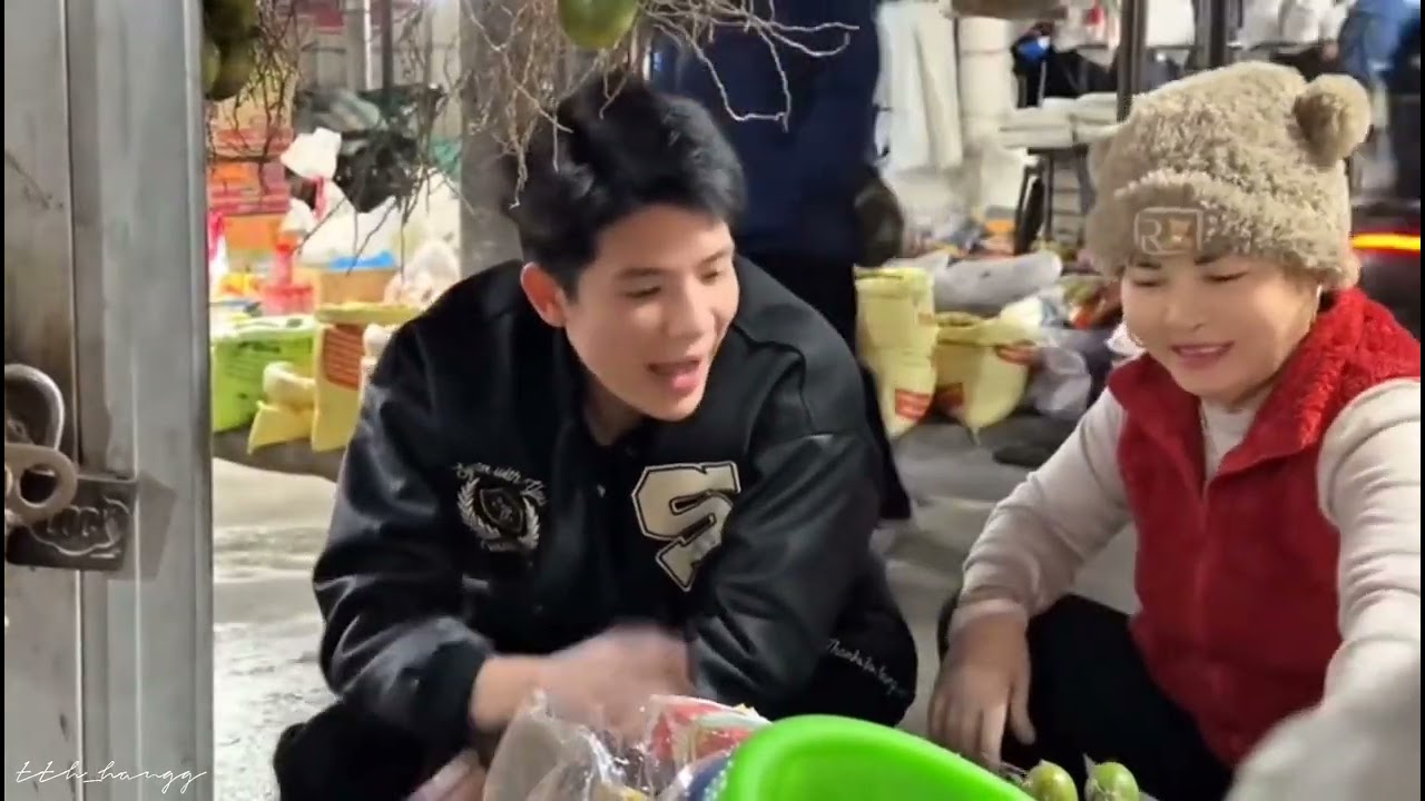 VLOG TRONG DUONG DIIII CHỢ #TTH_HANGG
