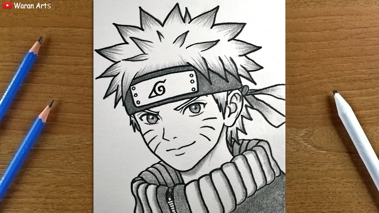 Easy Anime Drawing || How to draw Naruto step-by-step || Easy Drawing for Beginners