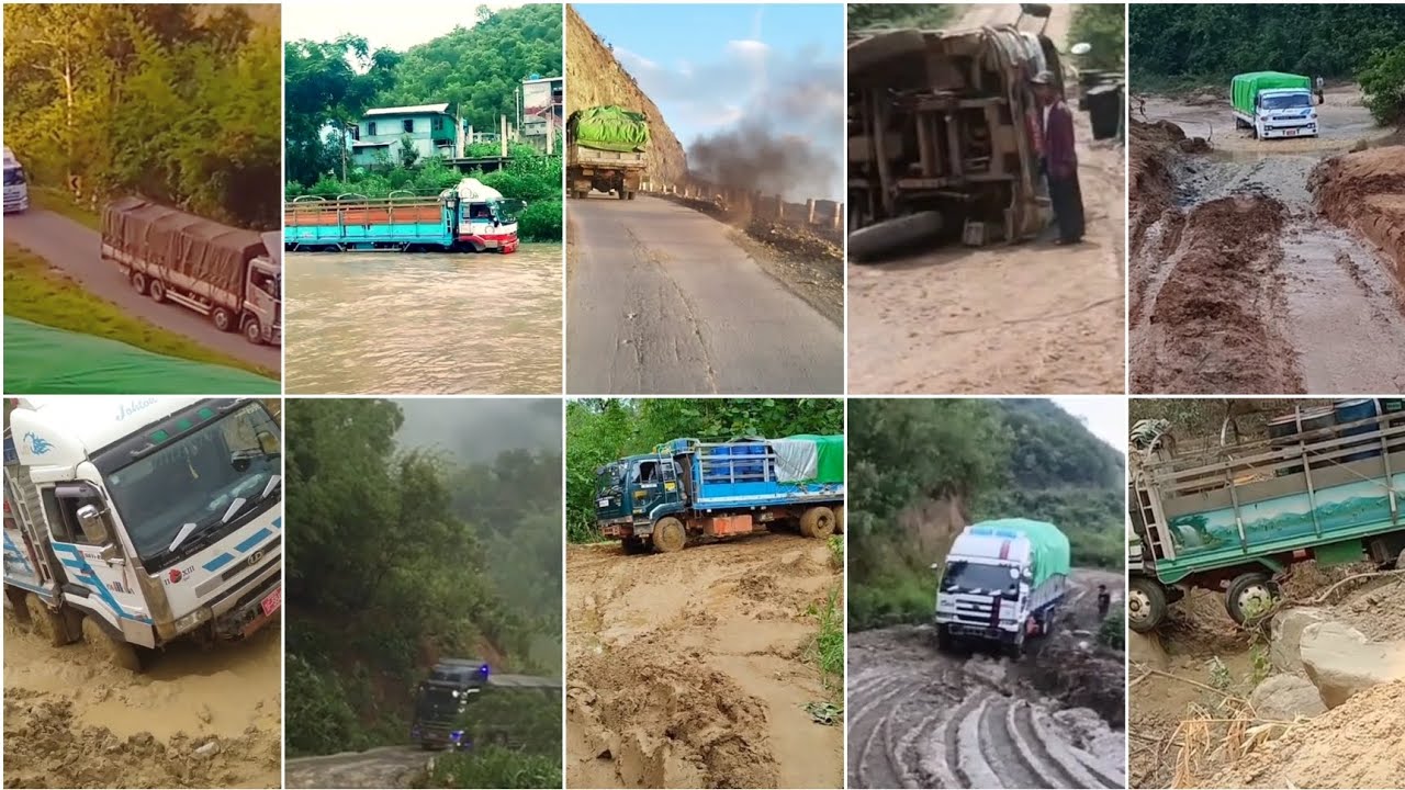Myanmar Truck Video Off-road and truckcar masters' drafts