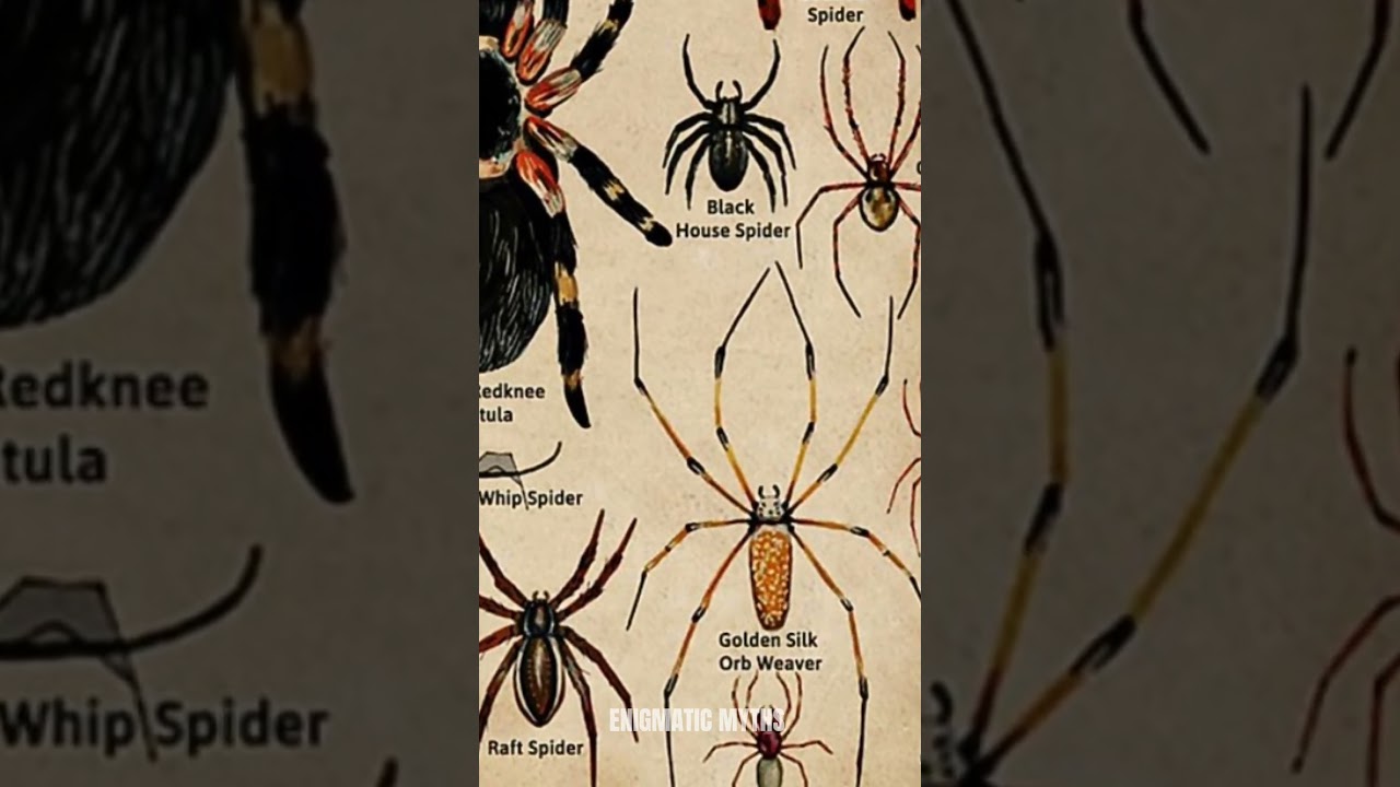 Types Of Spiders | Golden Orb Weaver | Part- 8 #shorts