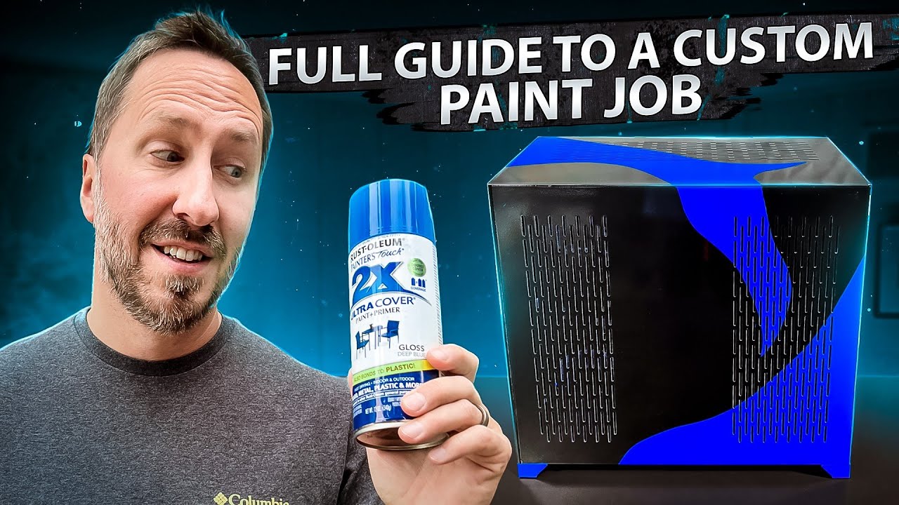 How I Painted This PC Case! Bitspower Titan One 2.0