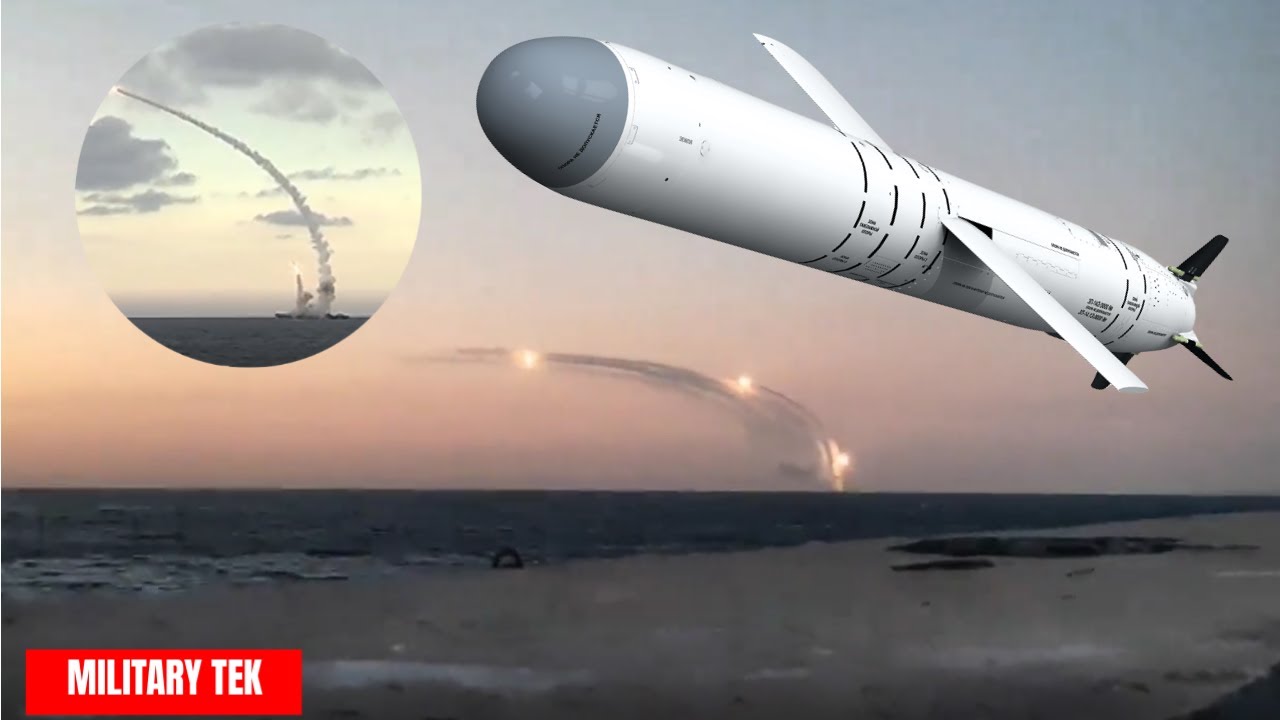 Watch  Russian Navy Firing 8 Naval Cruise Missiles From the Black Sea.