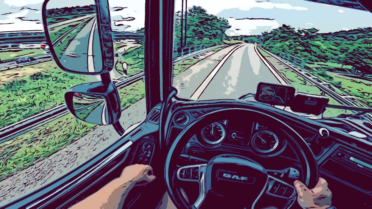 Driving a truck on German National Roads🇩🇪