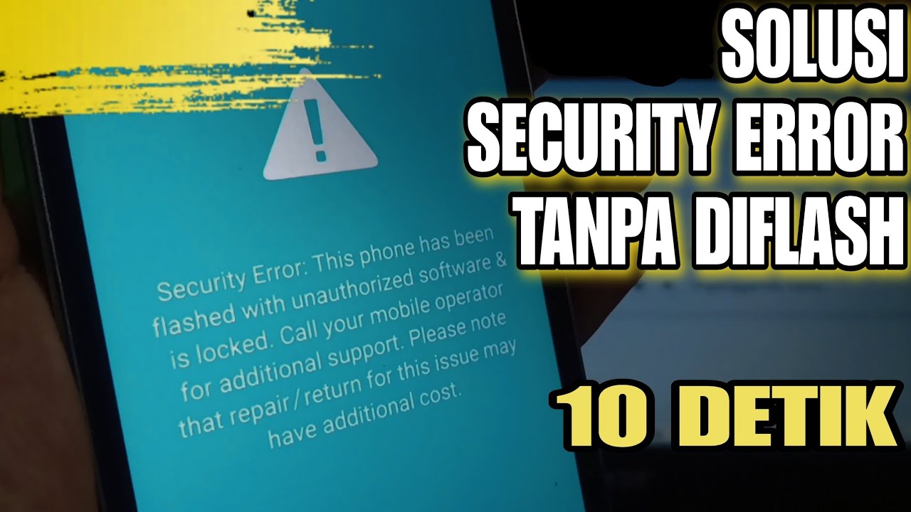 CARA Mengatasi Custom Binary Blocked By FRP - Solusi Security Error Tanpa Flashing System