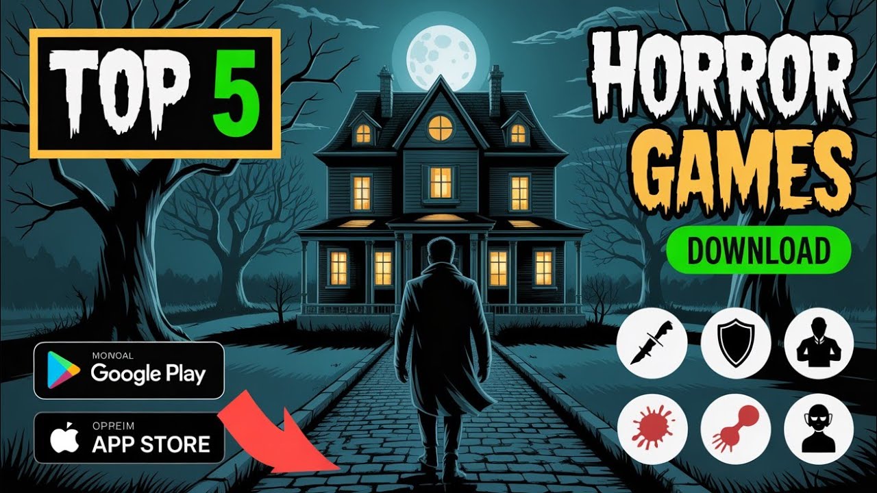 Top 5 Best Horror Games For Android | Best Offline Horror Games 2025