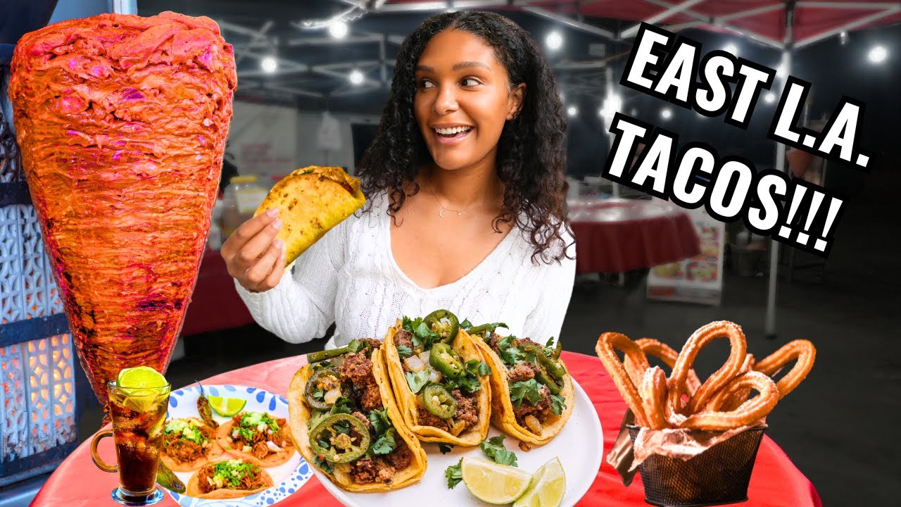 EAST LOS ANGELES TACO TOUR | Al Pastor, Asada, Churros + More!