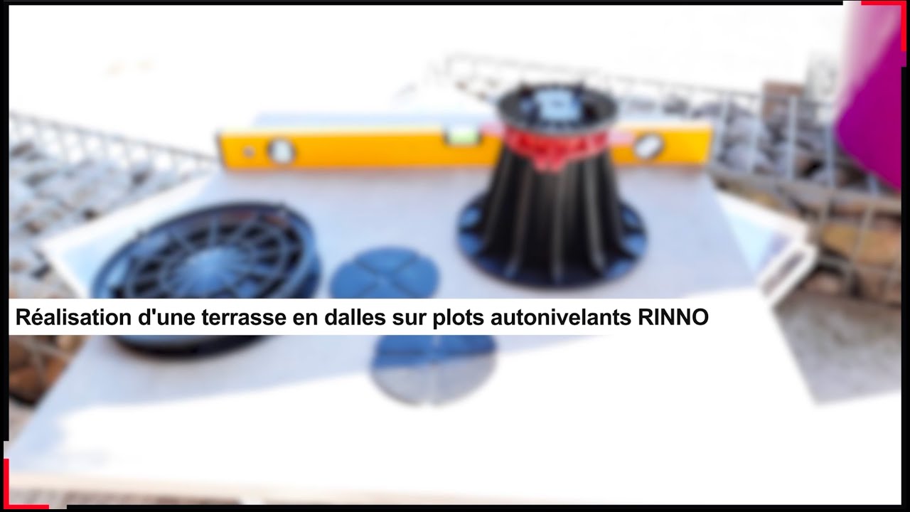 Tuto : Pose d'une terrasse en carrelage sur sol en pente