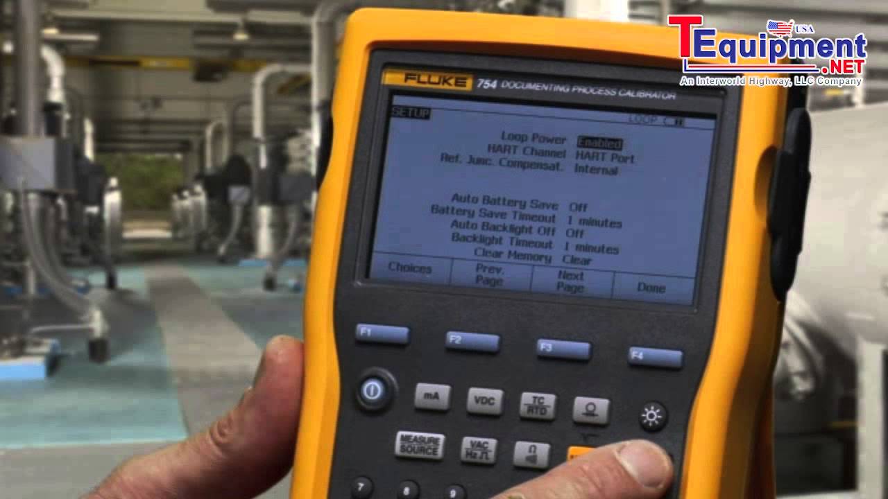 Fluke 754: Getting Started And Controls