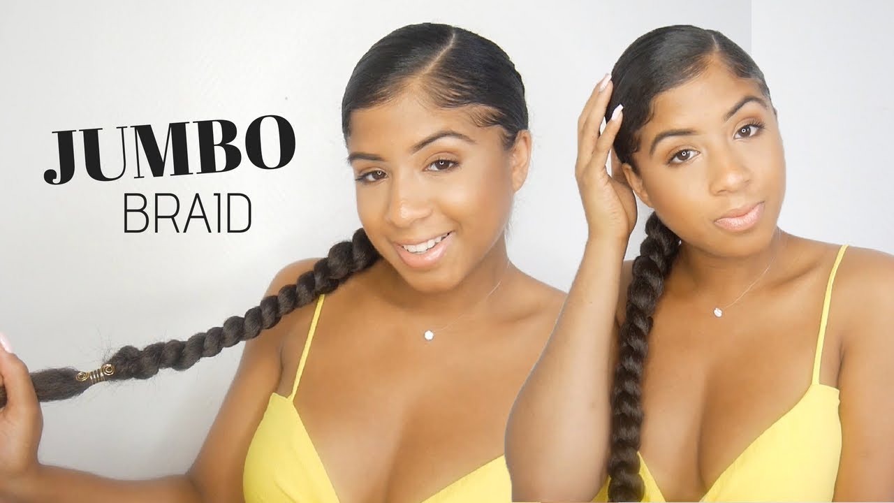 TUTO COIFFURE : JUMBO BRAID I CHEVEUX NATURELS