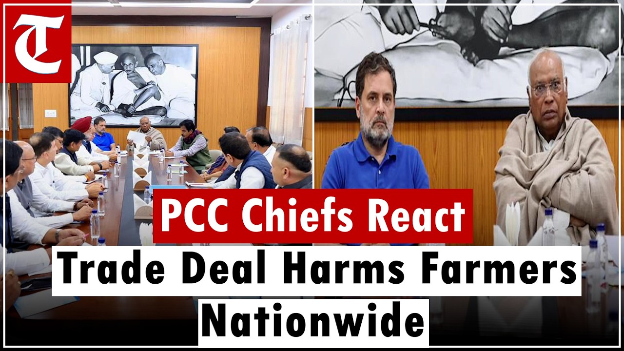 Congress Leaders React: India-U.S. Trade Deal Harms Farmers, After Meeting with Kharge, Rahul Gandhi