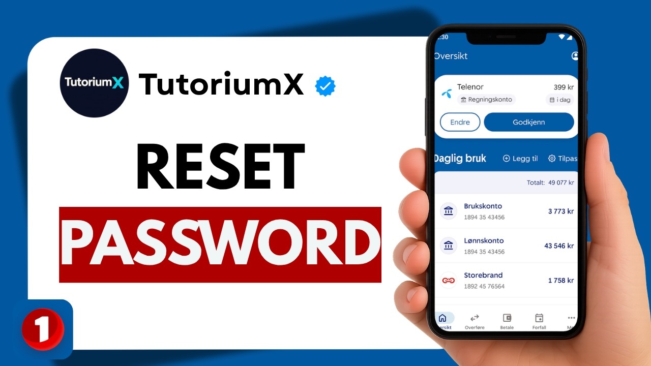 How to Reset SpareBank 1 Online Banking Password | Mobile Banking Guide