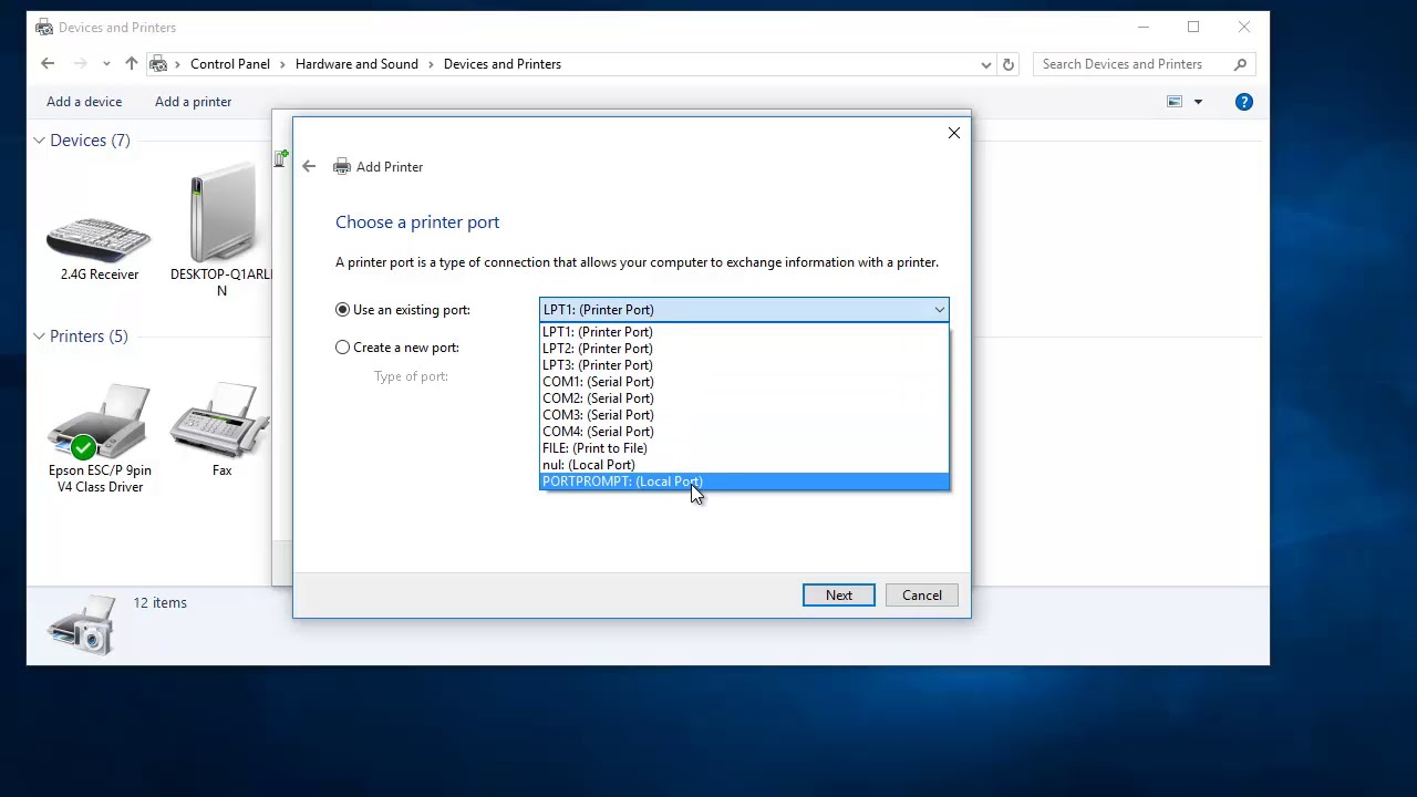 Install driver epson lx 300 on windows 10 x64