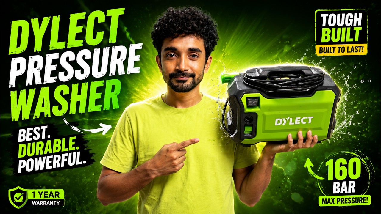 Dylect Pressure Washer Tutorial | Best Shampoo & Attachments for Bike & Car Cleaning!