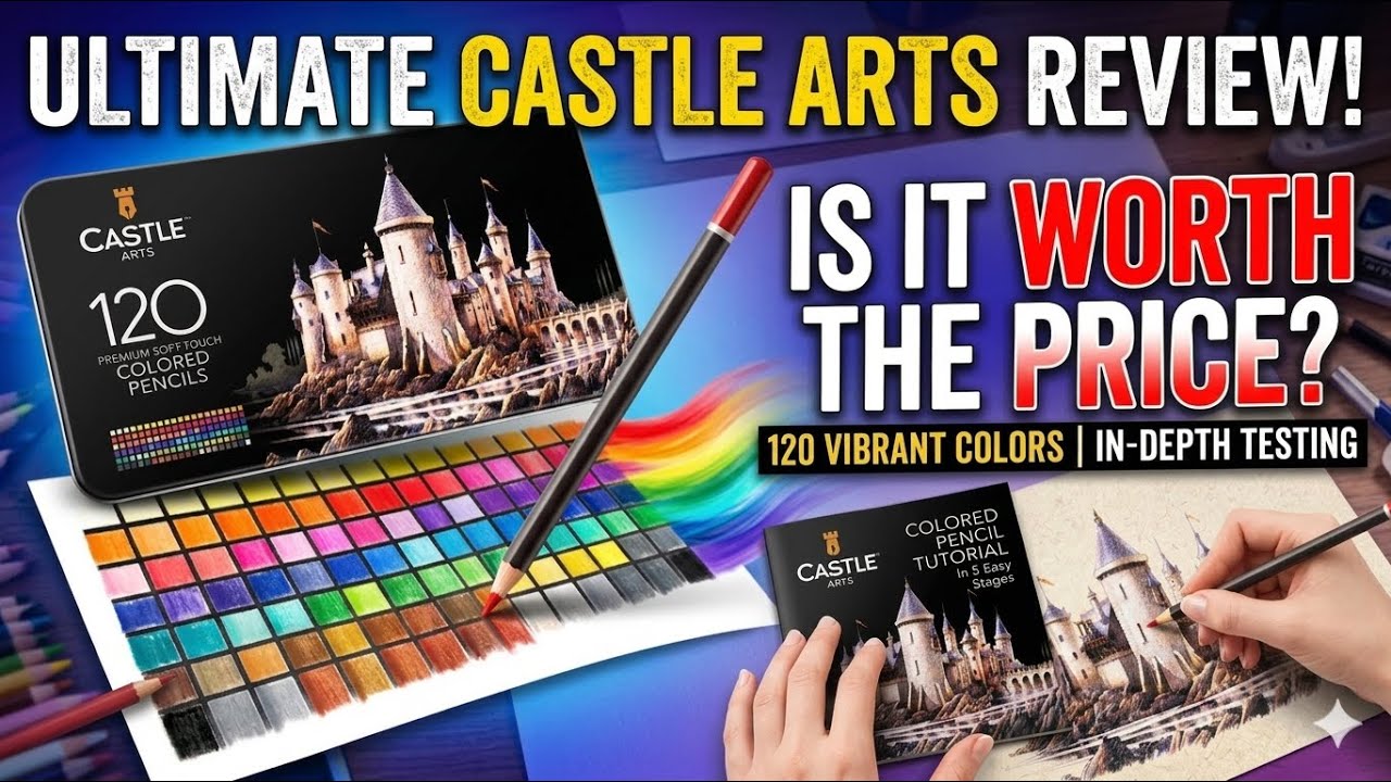 Castle Arts Colored Pencils Review